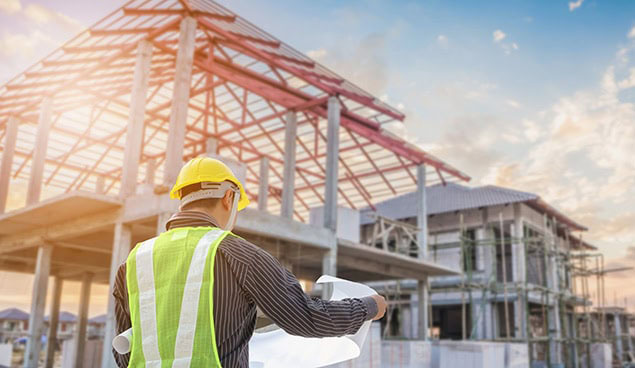 Building site meeting